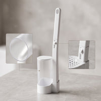 Toilet Cleaning Stick Compact Toilet Brush with Holder Upright for Bathroom