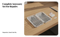 11 Pieces Precision Screwdriver Set Steel Bits Watch Repair Tool Set Portable Case Electronics Repair Screwdriver Kit for DIY Enthusiasts