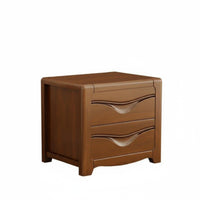 Japanese aesthetic End Table with Woven Drawer Nordic Design Nightstand Minimalist Bedside Cabinet Rattan Weave for Interior Decorators, Homeowners, Renters, Guest Room, Hallway, Office
