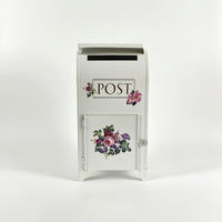 Metal Mailbox with Lock Locking Wall-Mounted Mailbox Compact for Porch, Entryway