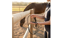 Adjustable Rein Encourages Frame Side Rein Substitute Mouth Pressure Equine for Groundwork, Riding