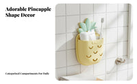 Drill Toothbrush Rack Easy Installation Wall Mounted Toothbrush Holder Space Saving Wall Mounted Washroom Holder for Women, Kids, Bedroom, Kitchen