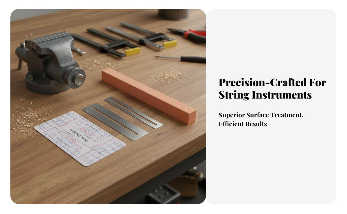 DIY Repair Fret Dressing Tool Long-Lasting Material Guitar Fret Polishing Kit for Guitarists, Musicians, Workshop, Home
