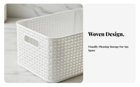 Imitation Rattan Basket Multi-Functional Storage container adaptable for home dwellers