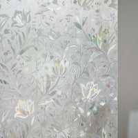 Window Film Privacy for Home Office and Bathroom, Frosted Glass Film with Squeegee and Spray Bottle, Thickened PVC Material, Easy to Apply
