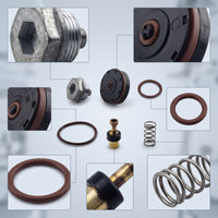 Threaded Air Compressor Regulator Repair Kit Compact Compressor Regulator Repair Kit Portable Oilunrestricted for Mechanics
