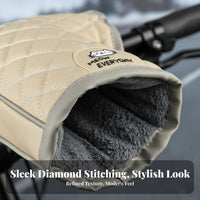 Fleece Lined Winter Scooter Hand Warmers Windproof Scooter Hand Warmers Cold Resistant for Electric Bike Cyclist S, Cyclists