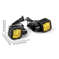 Motorcycle Auxiliary Lights Easy Installation Motorcycle Turn Indicators Compact Light Bracket for Riders