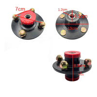 Tricycle Wheel Hub with Fasteners Front Wheel Hub Compact Hardware for Mechanics, Riders