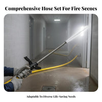 Heavy Duty Piercing Fire Nozzle High Temperature Resistant Angled Fire Nozzle Demolition Water for Firefighters, Industrial Workers, Property Managers, Emergency Reaction, Agricultural Irrigation