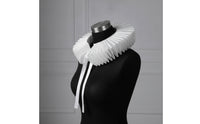 Ruffled Detachable Neck Ruff Theatrical Pleated Ruff for Cosplayers, Actors
