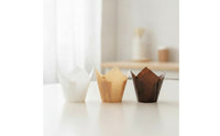 200 Pieces Fluted Cupcake Liners Small Fluted Cupcake Liner Oven Paper and Cake Liner for Home Cooks, Cupcakes, Muffins