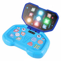 Stress Relief Music Dance Game Brain Training Handheld Dance Game Interactive Light up Button Toy Hand-Eye Coordination for Children, Indoor Play, Travel, Party