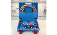 Gauge Set with Case Multi-Port Gauge Set Easy-to-Read Charging Kit for Garage