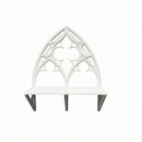Gothic Window Shelf Openwork Tracery Shelf Decorative Home Decor