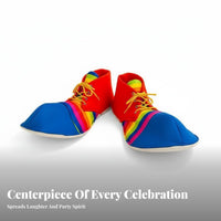 Clown Shoes Colorful Design Clown Shoe Covers Bright Colors Oversized Shoe Covers for Entertainers, Adults, Carnivals, Stage Performances, Halloween