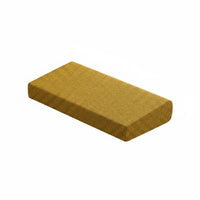 Sloped Meditation Cushion Textile-Covered Floor Pillow Rounded Edges