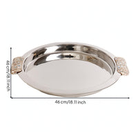Serving Tray with Handles Formal Tray with Handles Versatile for Table Display