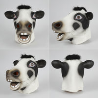 Bovine  Headpiece  Funny Cow Creature Head headpieceSize for Stage Performances