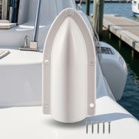 Marine Drainage Outlet Deflector Cover Anti-Backflow Boat Drain Cover with Screws Scupper Deflector Guard Splash-Resistant
