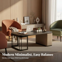 2 Pieces Nesting Stand Set Minimalist aesthetic Coffee Table Modern Look Easy Assembly for Students