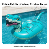 Oversized Creature Sit-on Water Toy Fun Designs Giant Inflatable Pool Inflatable Lounger Heavy Duty for Adults, Family, Beach