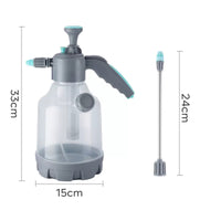 Pressurized Handheld Pump Sprayer Adjustable Manual Pressure Sprayer Compact Pump Spray Bottle Portable for Gardeners, Homeowners, Gardening, Cleaning, Indoor Plants