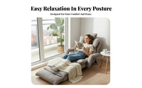 Adjustable Padded Recliner Foldable Design Floor Chair Multi-Position Space-Efficient Storage for Children