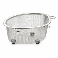 Oval Sink Strainer Basket Long-Lasting Drain Basket Rust-Resistant Mesh Colander Stable