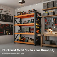 Pegboard Storage Rack High Capacity Pegboard Tool Shelf Steel Construction Heavy Duty Tool Shelf for Mechanics, DIY Enthusiasts, Warehouse