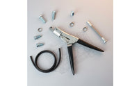 Polished Finish Cooling System Reservoir Crimper Heavy Duty Cooling System Tab Pliers Carbon Steel Head Rust Resistant for Garage