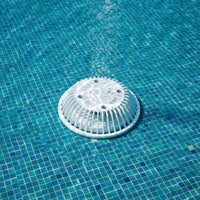 Direct-Insert Pool Return Fitting with Slotted Grille Corrosion-Resistant Pool Return Inlet Heavy-Duty Waterproof for Swimming Pools