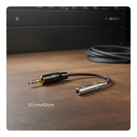 Anti-Interference 1/4 Inch Female to XLR Male Cable Double Shielded Audio Input Cord Stable Transfer Audio Accessory Plug and Play for Studio