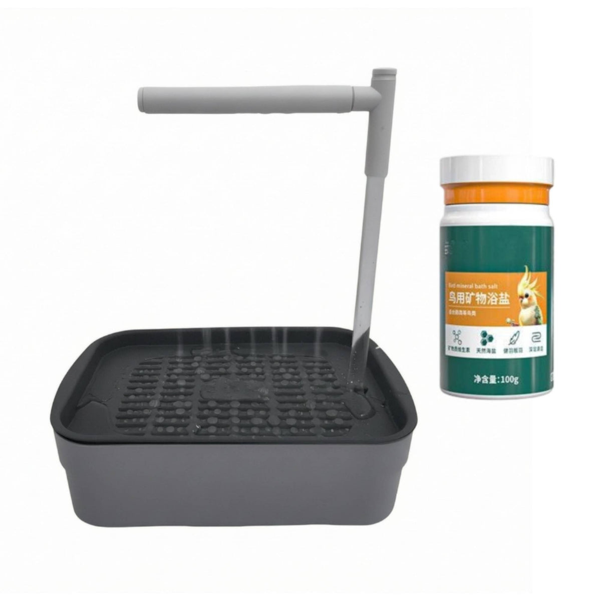Bird Bath with Spray Bar Automatic Bird Bath Pet Supply for Small Birds