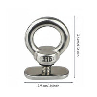 Slide-Retainer Loop Threaded Post M6 Slide Component Flat Base Plate Mounting Bracket