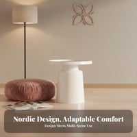 Comfortable Sitting Curved Barrel Chair Minimalist Design Single Sofa High Resilience Cushion Indoor Furniture Deep Seat Design for Homeowners, Business Owners, Reception Area, Balcony, Living Room, Reading Nook