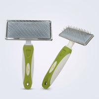 Cat Brush and Dog Brush for Hair Removal, Professional Detangling Brush for Dog Grooming, Metal Pin Slicker Brush for Cat Comb, Long Haired Pet