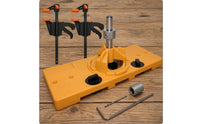 Hinge Guide with Clamps Compact Guide Easy-to-Install Tool for Woodworkers, Home Improvement Hobbyists, Workshop