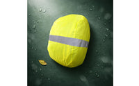 Silver Strip Reflective Backpack Rain Cover Yellow-Green Student Backpack Cover Fitted School Gear Stitched Seams for Students