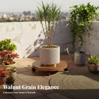 Rolling Plant platform With casters Rolling Plant stand substantial Duty for Indoors, Home