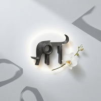 Elephant Figurine Minimalist Elephant Statue Compact for Essence-Focused Decorators, Shelf, Living Room