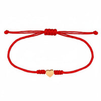 Handmade Heart Bracelet Adjustable Woven Durable String for Daily Wear