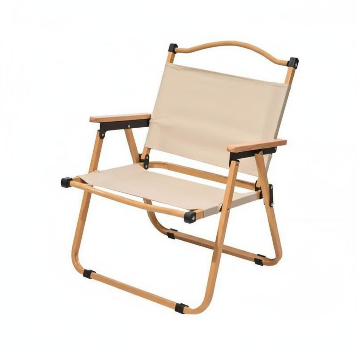 Slip-Resistant Lightweight Aluminum Camping Chair Breathable Material Portable Fishing Chair