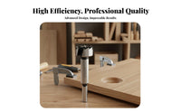 Self-Centering Multi-Tooth Wood Drill Bit Splinter-without Cutting Woodworking Hinge Boring Bit Clean Cut for Woodworkers, Carpenters