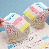 Paper Tabs Sticky Index for Students, Writable Bookmark for Books Markers for Note Taking, Office Filing Organizer, 198 Pieces