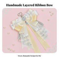 Social Media Design Ita Bag Ribbon Decoration Cute Design Light Stick Accessory Handmade for Teenagers, Women, Concerts, Daily Use