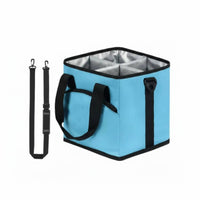 Insulated Picnic Tote Lightweight Portable Food Carrier Reusable Thermal Meal Carrier for Camping, Travel, Delivery