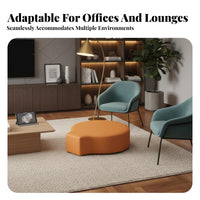 Minimalist cubist Sofa and Armchair Comfortable Backrest Reception Seating Modern Design business Furnishing for Interior Designers, Clients, Lobby