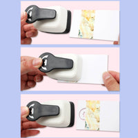 Handheld Hole Punch Easy to Use Hole Punch with Lever Heavy Duty for Crafters, Artists, Craft Rooms