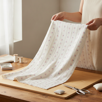 Korean Style Floral Jacquard Cotton Fabric for DIY Apparel